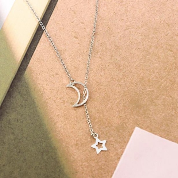 NEW moon star lariat necklace - Picture 7 of 8